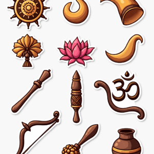 Indian Mythology - Sticker Sheet v8